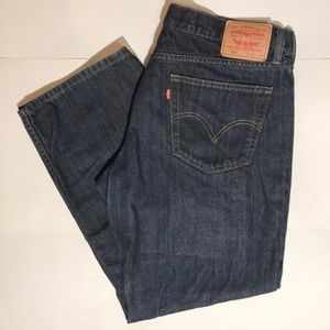 Levis 559 Relaxed Straight Dark Wash Jeans 36x30